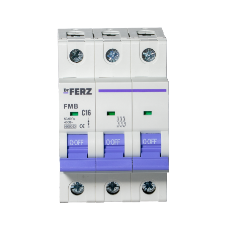 FMB-C 6kA 3P 16 х-ка C Автоматический выключатель